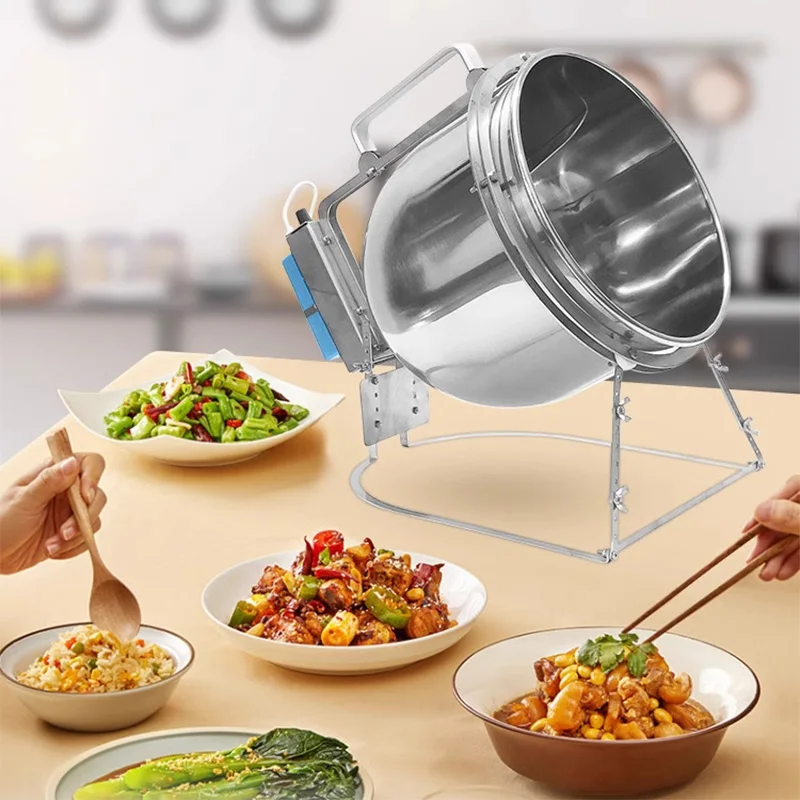 Home Cooking Machine - Friggitrice per mescolare in acciaio inossidabile