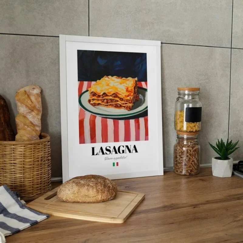 Home Cooking In Italian - Dipinti su Tela di Stile Moderno