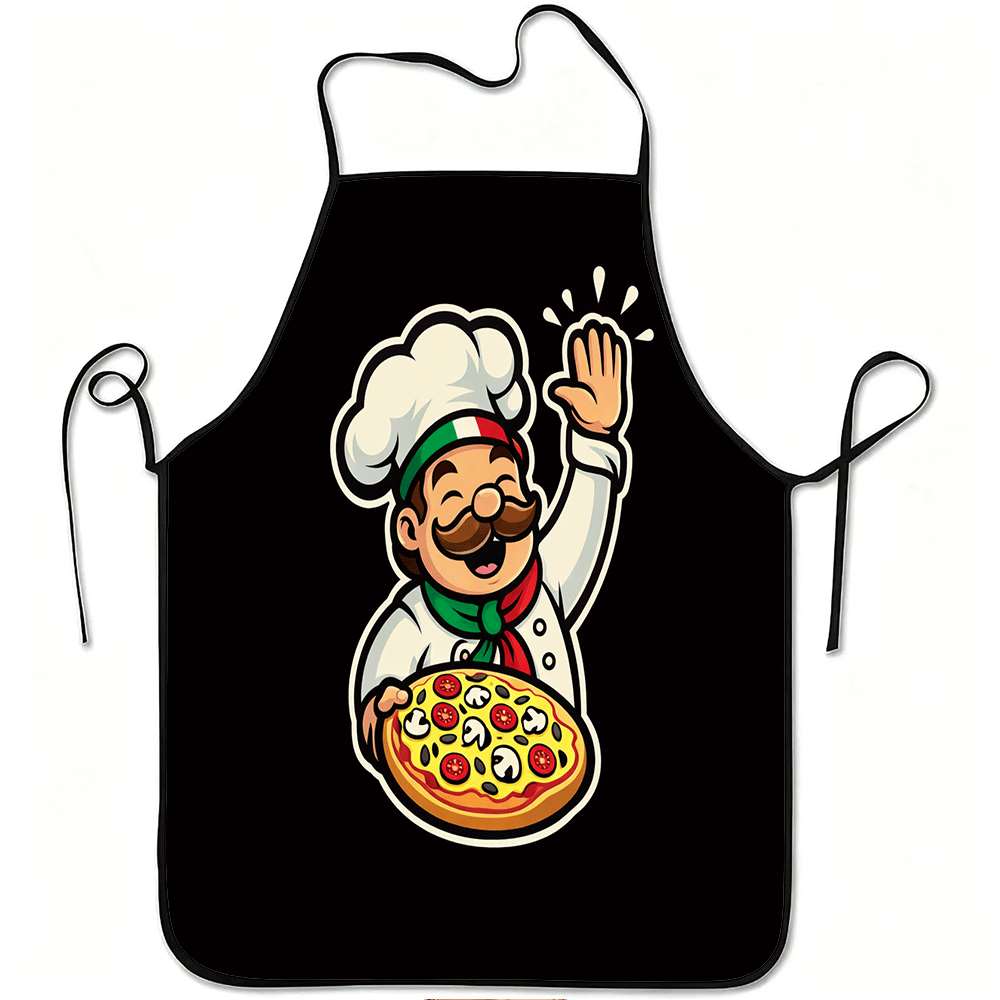 Home Cooking In Italian - 1 grembiule semplice a tema classico,