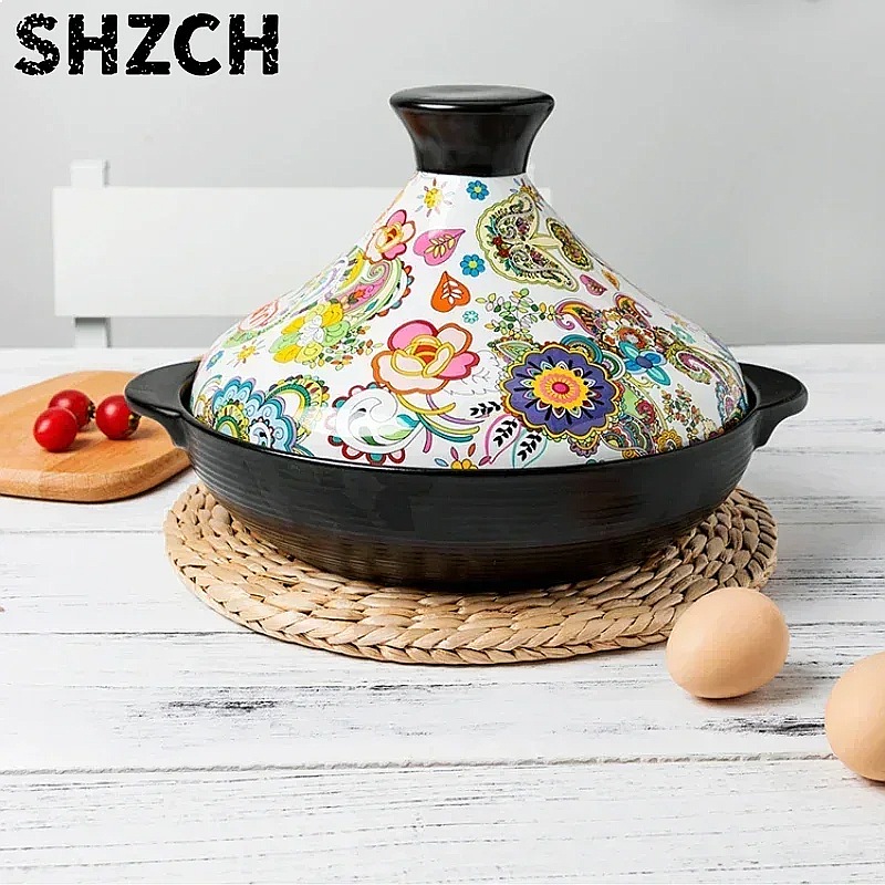 Tagine Clay Pot - Pentola in Ceramica da 2L per