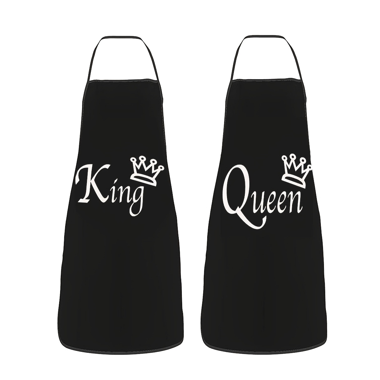 Home Cooking Queen - Grembiuli King & Queen Regalo da