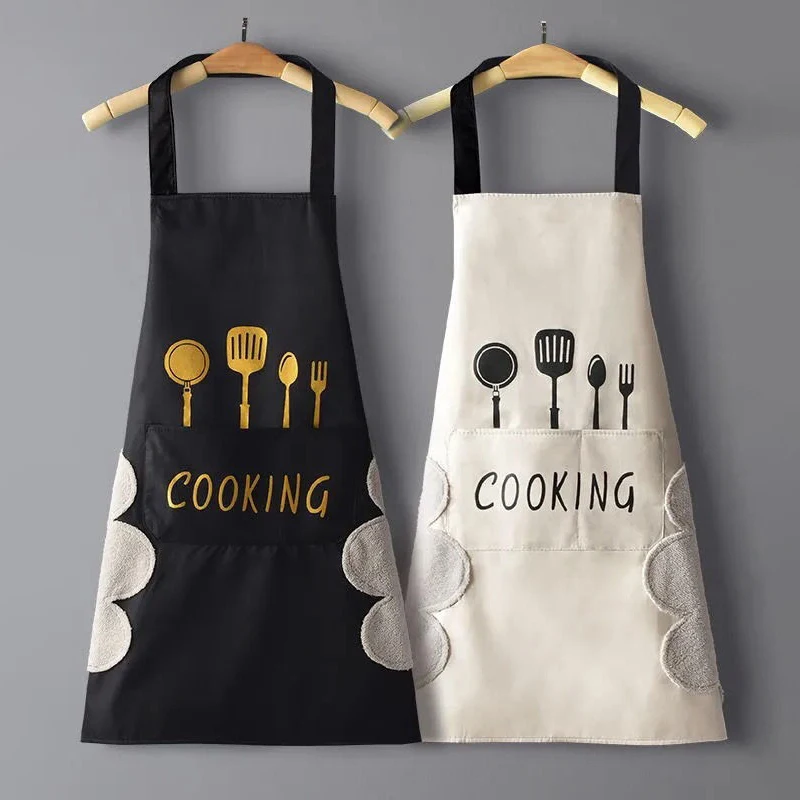 Home Cooking Work - Grembiule Impermeabile e Oleorepellente con Funzione