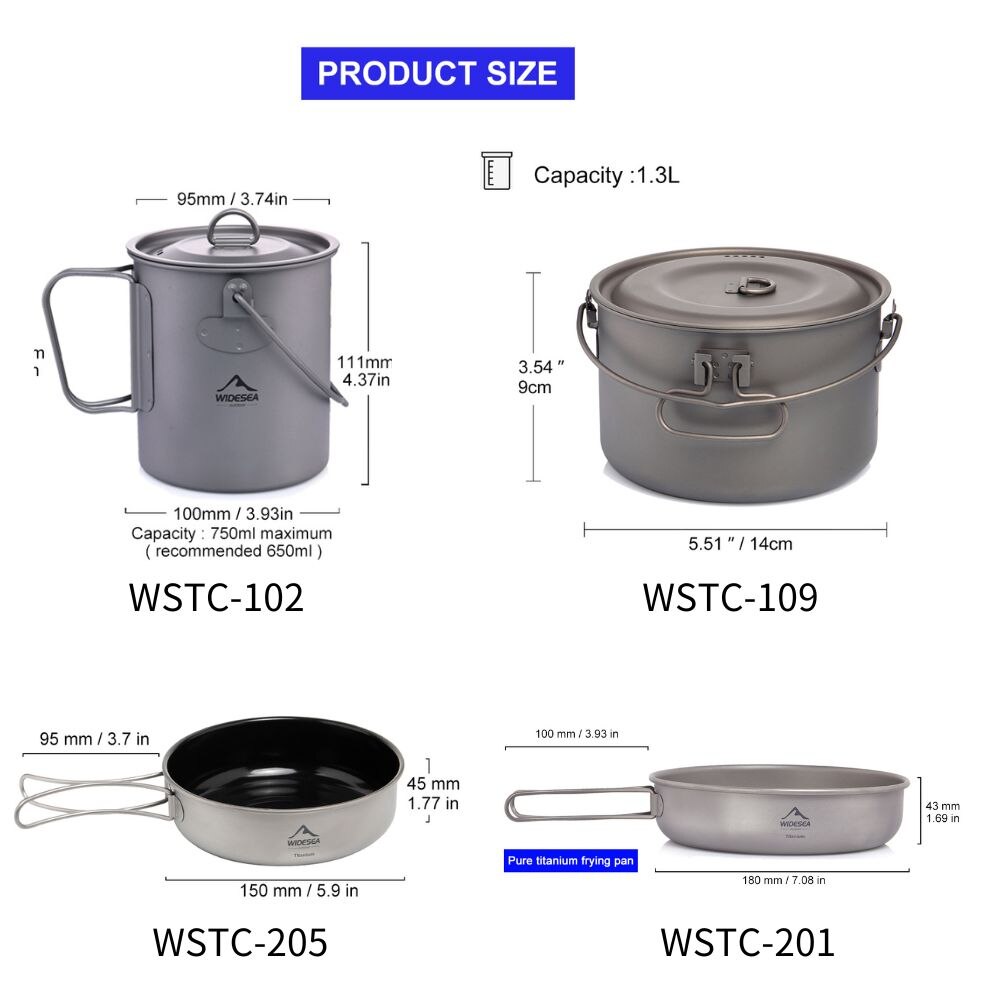 Widesea Stoviglie da campeggio - Paella Pan Steel recensione e prezzo