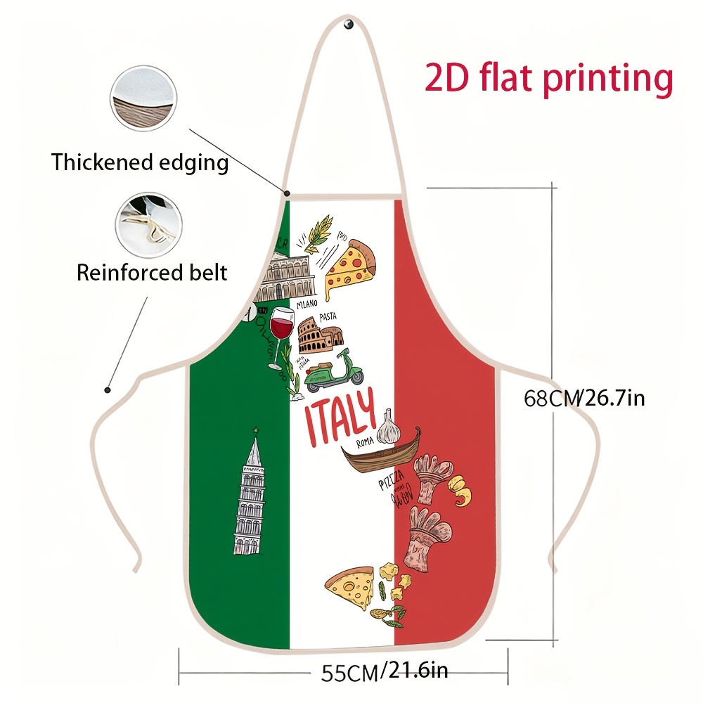 Grembiule piatto 2D unisex con - Home Cooking In Italian recensione e prezzo
