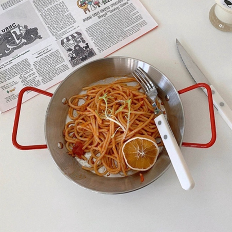 Pentola per riso per frutti di - Paella Pan Steel recensione e prezzo