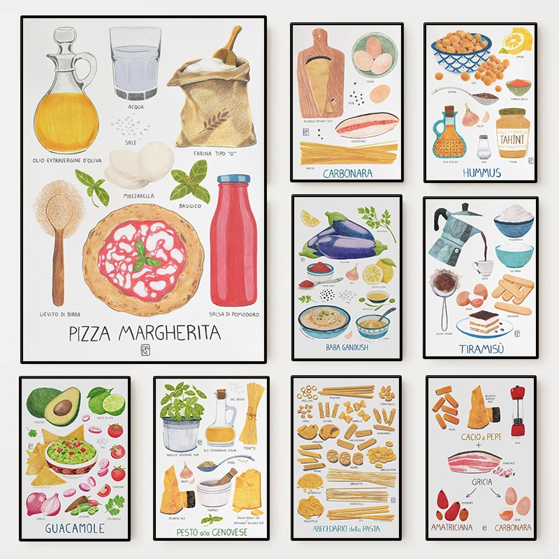 Ricette gourmet moderne Poster - Home Cooking In Italian recensione e prezzo