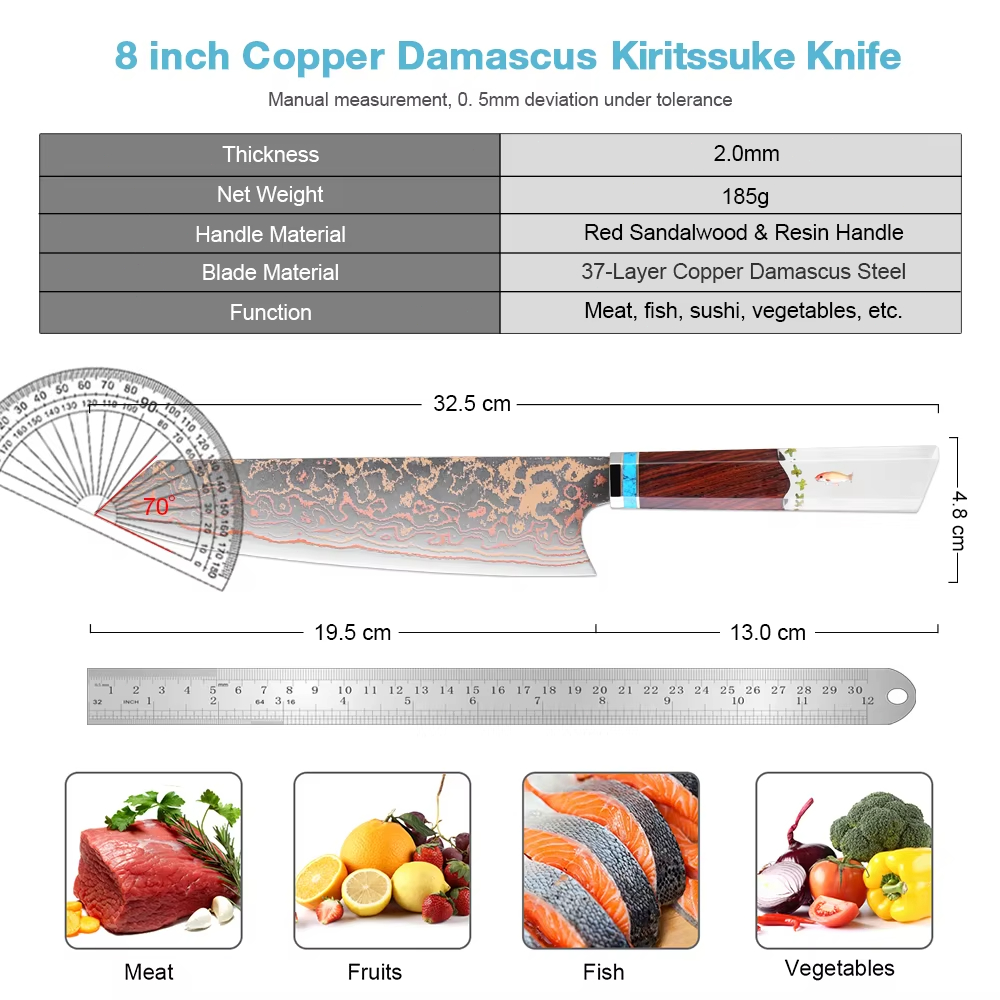 Coltello da chef Kiritsuke, 8  - Home Cooking In Japanese recensione e prezzo