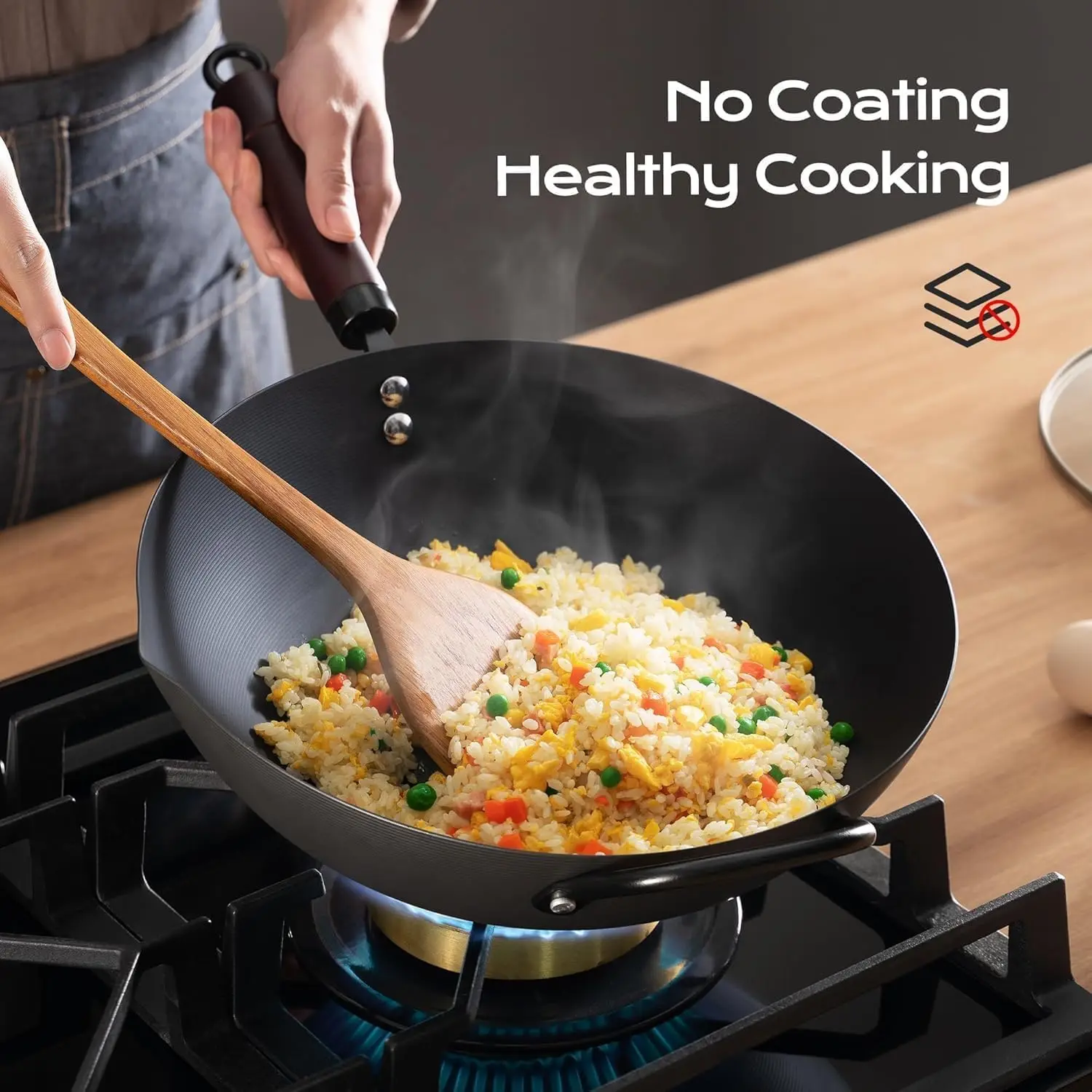 Wok e Padelle Antiaderenti in  - Paella Pan Steel recensione e prezzo